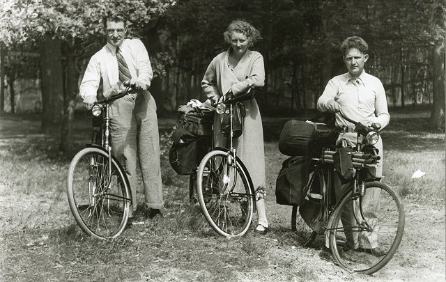 kampeerders op bezoek