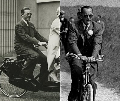 Prins Bernhard in 1936 en 1967