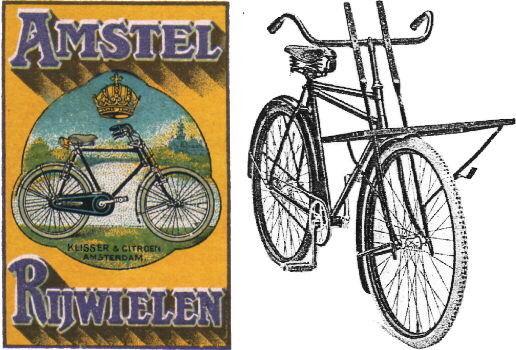 Amstel vignette + transportfiets