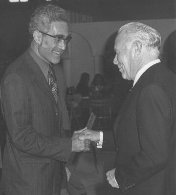 Hans Aussen en Gerrit Gaastra, ca. 1970