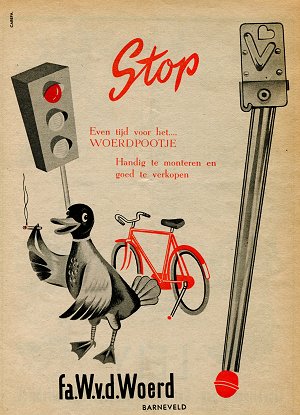 De Woerd-advertentie 1954