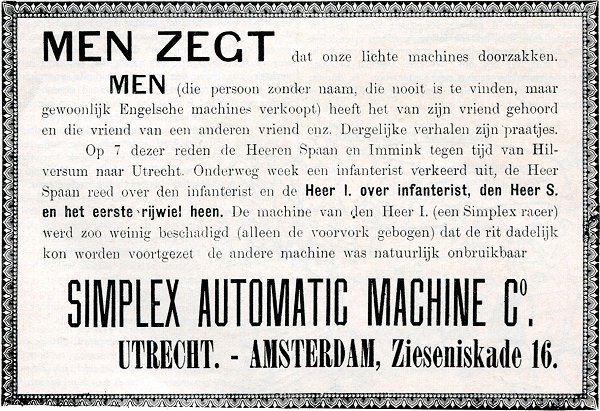 Simplex-advertentie