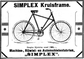 the first Simplex cross frame
