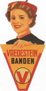 Vredestein binnenband, 1965