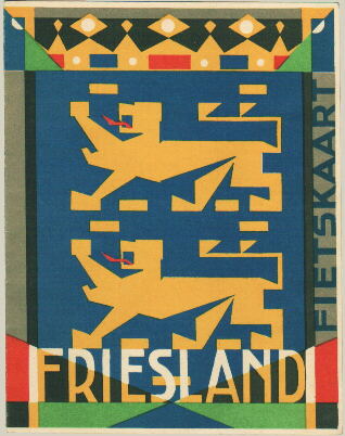 Burgers-fietskaart Friesland