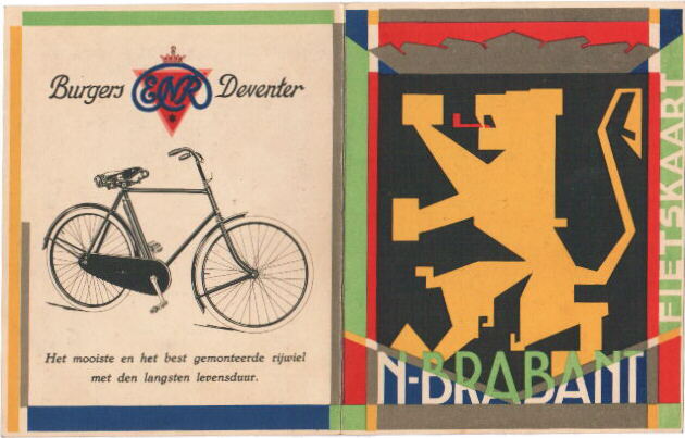 Burgers fietskaart Noord-Brabant