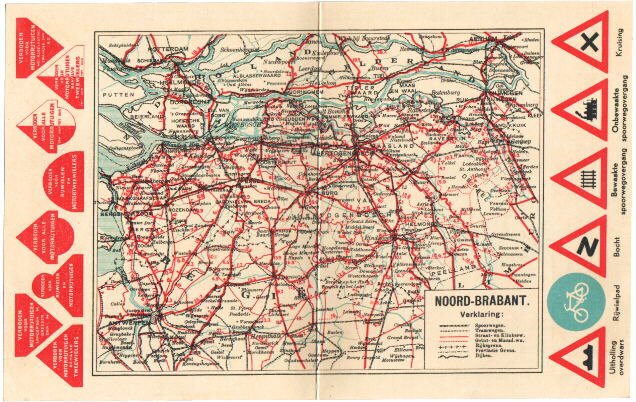 Burgers fietskaart Noord-Brabant