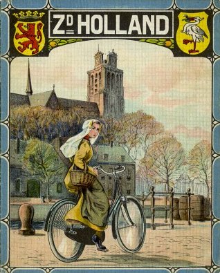 Burgers-fietskaart Zuid-Holland