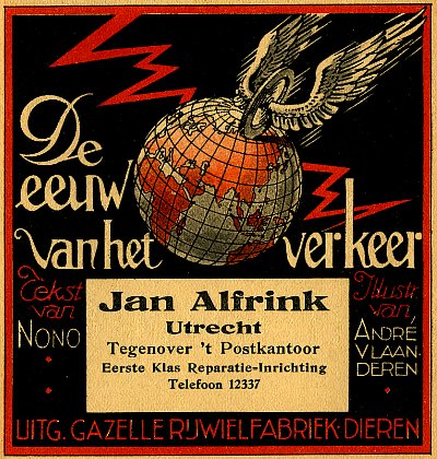 Gazelle-reclameboekje, 1937