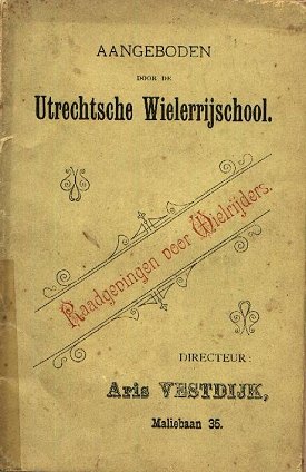 boekje rijwielschool A.
Vestdijk