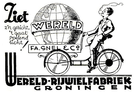 advertentie Wereld rijwielfabriek (1934)